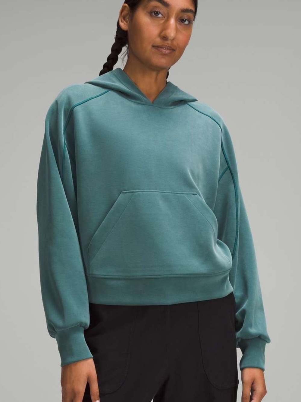 🆕️ Lululemon Softstreme Storm Teal Green Hoodie